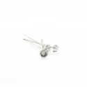Diamanti 85pz X6mm Trasp.