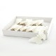FARFALLE X 12 PZ. BIANCO CM. 8