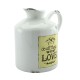 CARAFFA IN CERAMICA 12.5X9.5X13 H. CM. WHITE